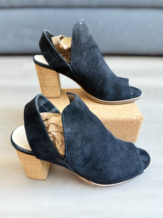 Cole Haan Shoes - Cole Haan Callista Perforated Suede Slingback Bootie